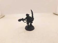 Warhammer 40k OOP imperial guard Plastic Commisar Primed Black
