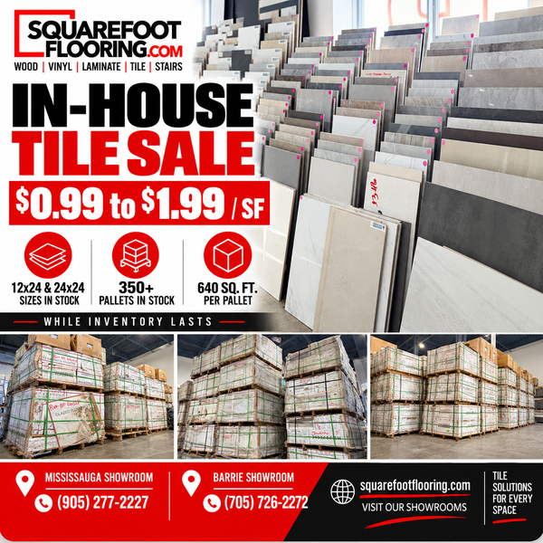 SHOPTILES 250000SF TILE CLEARANCE CENTER - MISSISSAUGA & BARRIE