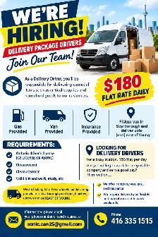 Delivery Package Driver Opportunity
