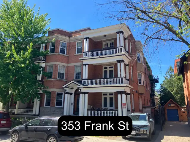 3 Bedroom Centretown Apartment for Rent (353 Frank St)