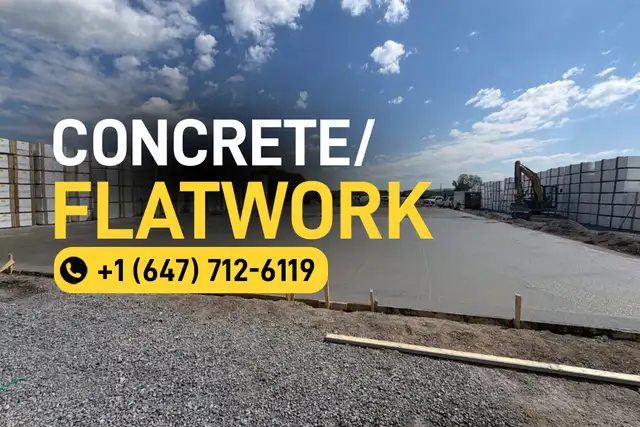 Concrete Finishing, Repair & Outdoor Surface Work