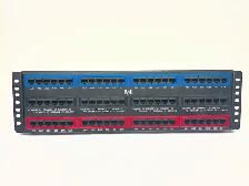 Bell 2U 24-Port A/B Telecom Audio Patch Panel