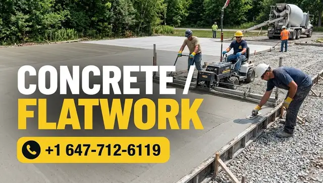 Concrete Finishing & Property Improvement Work