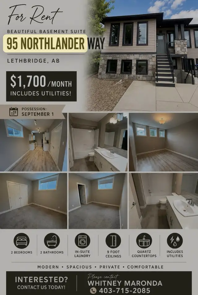 Rental Available - 95 NORTHLANDER Way W