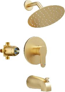 Brand New Gold Rainfall Bathroom Shower Tub Kit For Sale