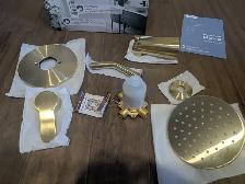 Brand New Gold Rainfall Bathroom Shower Tub Kit For Sale - Photo 5