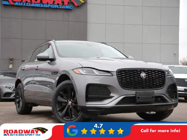 2023 Jaguar F-PACE P250 S White Leather | Blind-Spot Monitor...