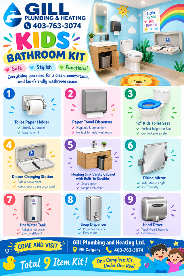 Making a washroom kid-friendly? Check this out!
