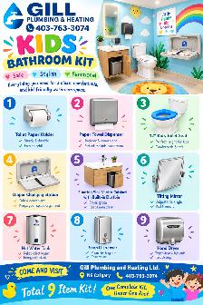 Making a washroom kid-friendly? Check this out!