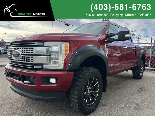 2018 Ford Super Duty F-350 SRW PLATINUM 4X4 Crew Cab 6.75' Box 6