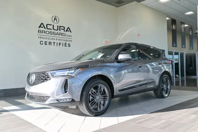 2024 Acura RDX A-Spec Toit pano Cuir noir ELS 3D Carplay CERTIFI