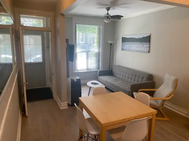 1 bedroom short term furnished appartment near metro
