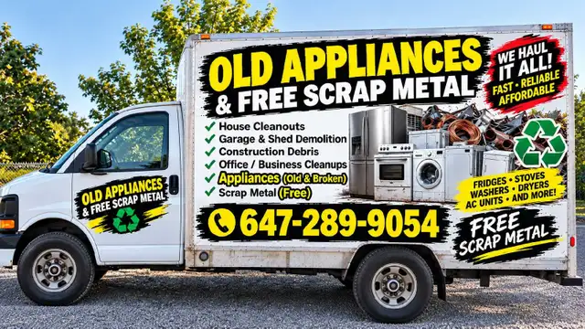Scrap metals removal every day!