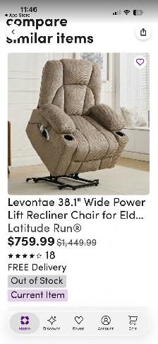 Electric lift recliner for seniors - Photo 2