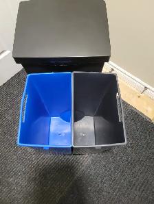 Recycling/Garbage Peddle Bin (2 Liners  25L = 50L) - Photo 3