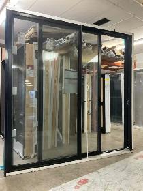 1509PP Porte patio Hybride 8 Noire 95 1/2×95 1/2 ouv. Droite