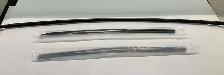 79-93 Fox Body Mustang Black Windshield Molding Trim 3 Piece Set