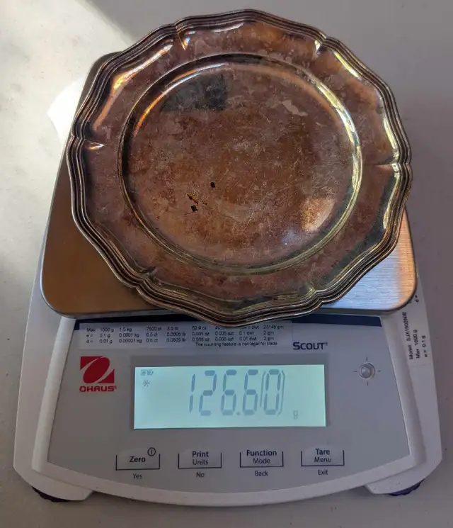 sterling silver plate at no premium