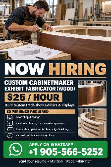 Custom Cabinetmaker / Exhibit Fabricator