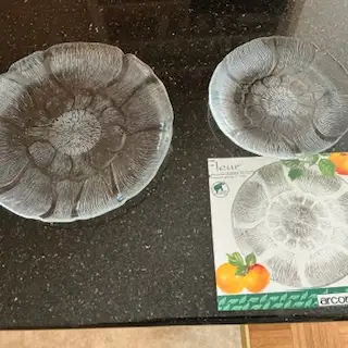 Arcoroc glass plates