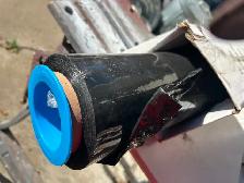 ONE FULL 1500 FT. ROLL OF BLACK STRECH FILM