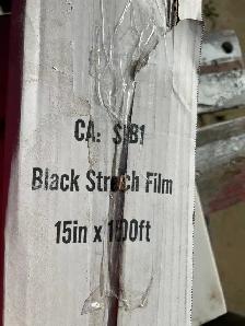 ONE FULL 1500 FT. ROLL OF BLACK STRECH FILM - Photo 2
