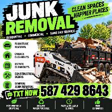 Junk Removal Calgary | Bobcat & Dump Trailer | Fast Cleanup