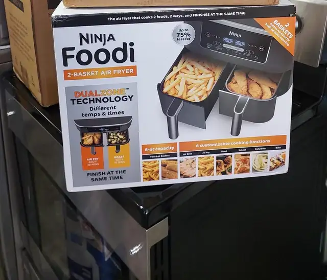 Ninja Foodi 8 Qt 2-Basket Air Fryer