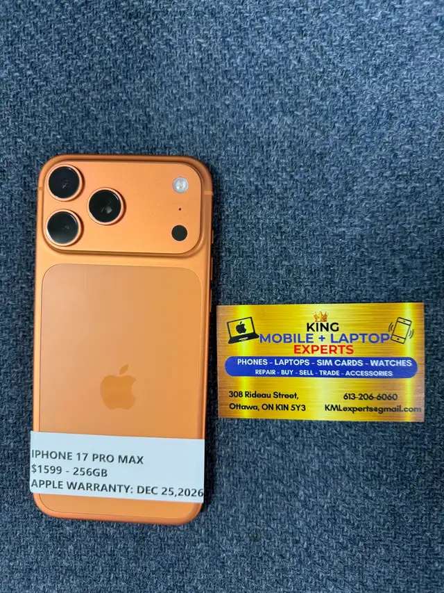 IPhone 17 pro max new