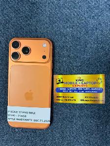 IPhone 17 pro max new