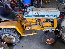 1970’s garden tractor with attachments.