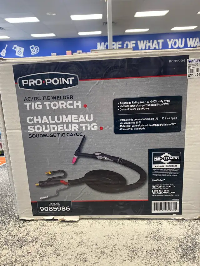 Pro Point AC/DC Tig Torch @ Cashopolis!!