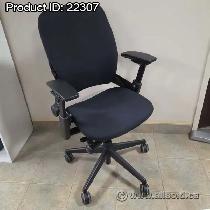 Black Steelcase Leap V2 Adjustable Ergonomic Task Chair