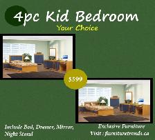 4-Piece Youth Bedroom Set