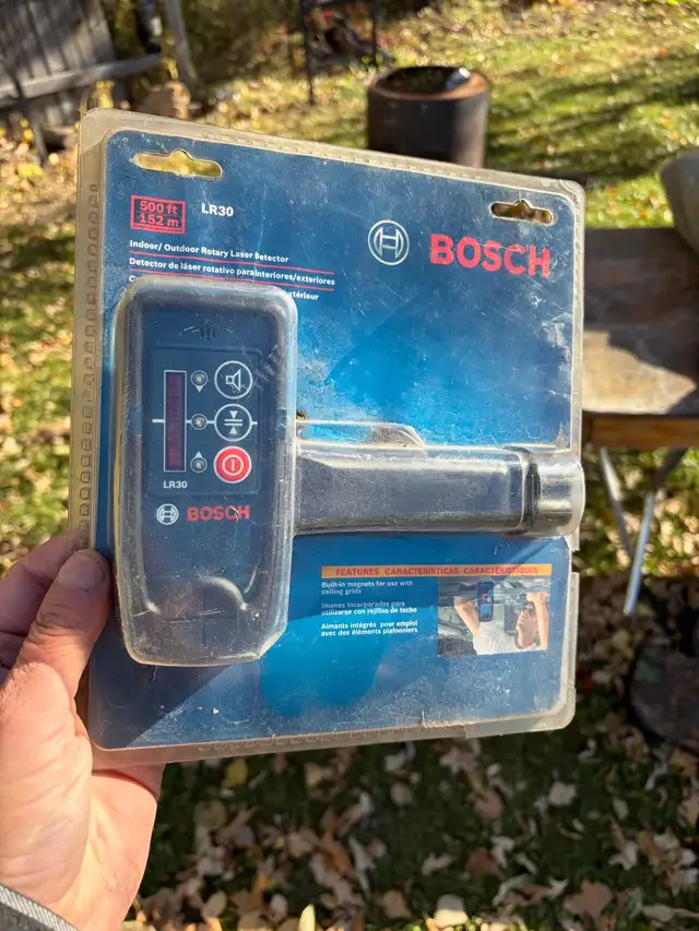 Rotary laser detector