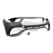 Mercedes Gla250 2021-2023 Bumper Front Primed Gray W/Tow Hook/
