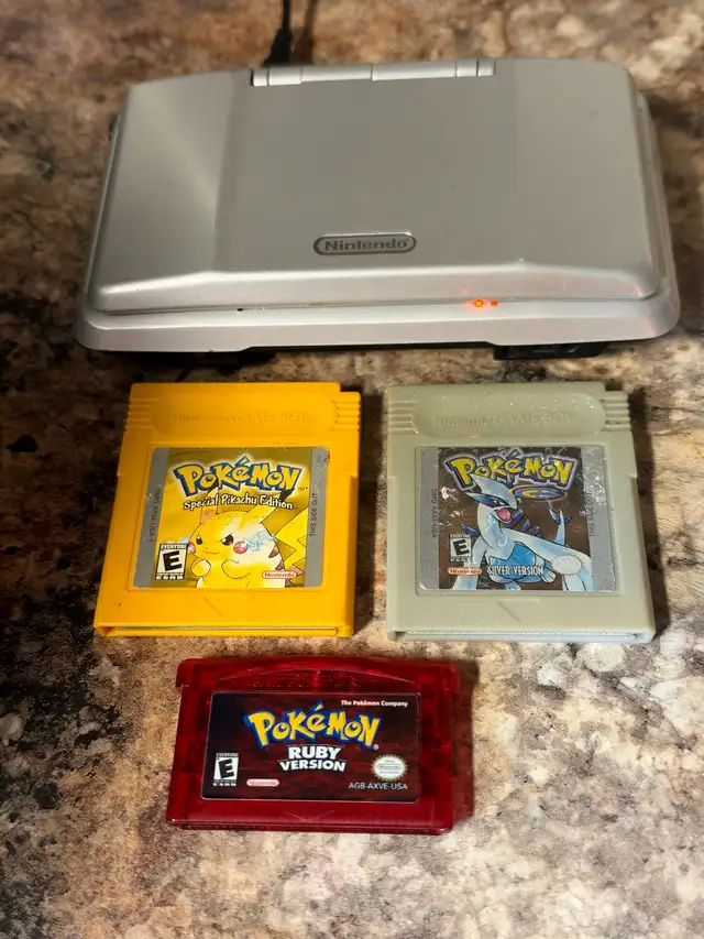 Pokemon Ruby, Silver and Yellow PLUS DS
