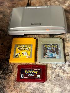 Pokemon Ruby, Silver and Yellow PLUS DS