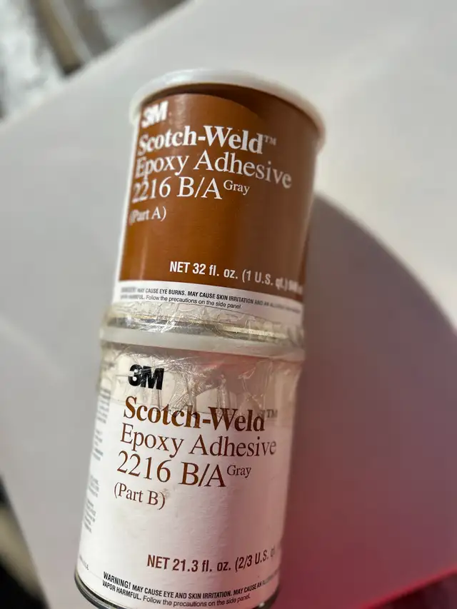 UNOPENED  CANS OF 3M EPOXY ADHESIVE A&B