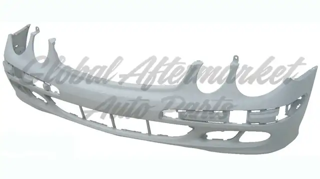 Mercedes E350 2006 Bumper Front Primed Gray Without H L Washer