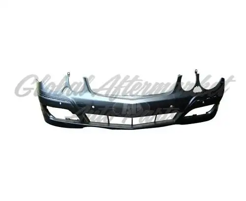 Mercedes E350 2007-2009 Bumper Front Primed W/Sensor W/H L