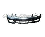 Mercedes E350 2007-2009 Bumper Front Primed W/Sensor W/H L