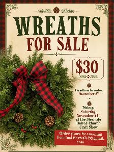 Beautiful Christmas Wreaths for sale