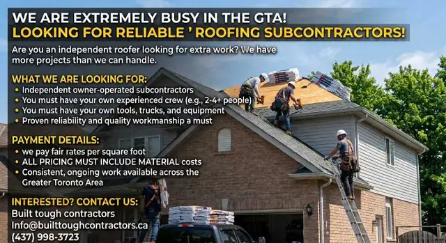 roofing crews wanted