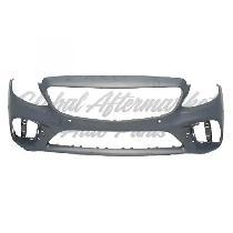 Mercedes C300 Sedan 2019-2021 Bumper Front Primed Amg Without - Photo 3