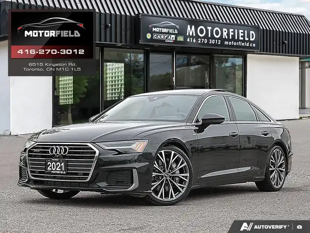 2021 Audi A6 Sedan 55 Technik AWD S Line Bang & Olufsen, Matrix