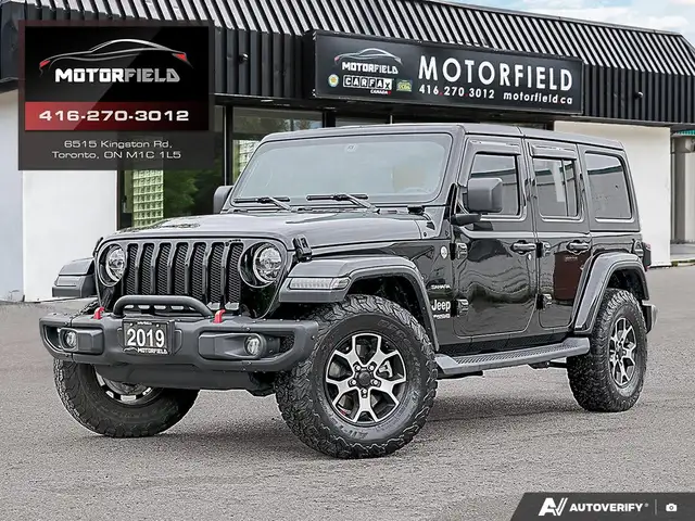 2019 Jeep Wrangler Unlimited Sahara 4WD One Owner, Accident Fre