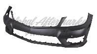 Mercedes C300 2012-2014 Bumper Front Primed W/Sensor Without H