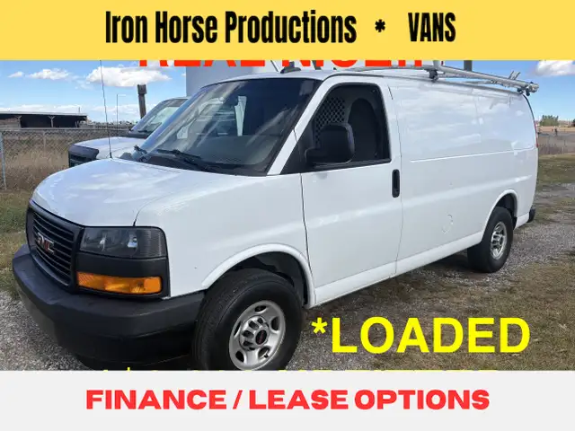 2020 GMC Savana Cargo Van 2500 $8,000 UPFITTED LOADED