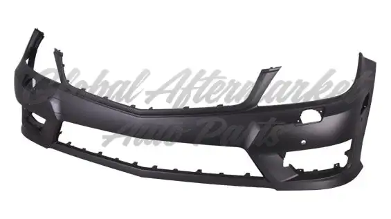 Mercedes C300 2012-2014 Bumper Front Primed W/Sensor W/H L